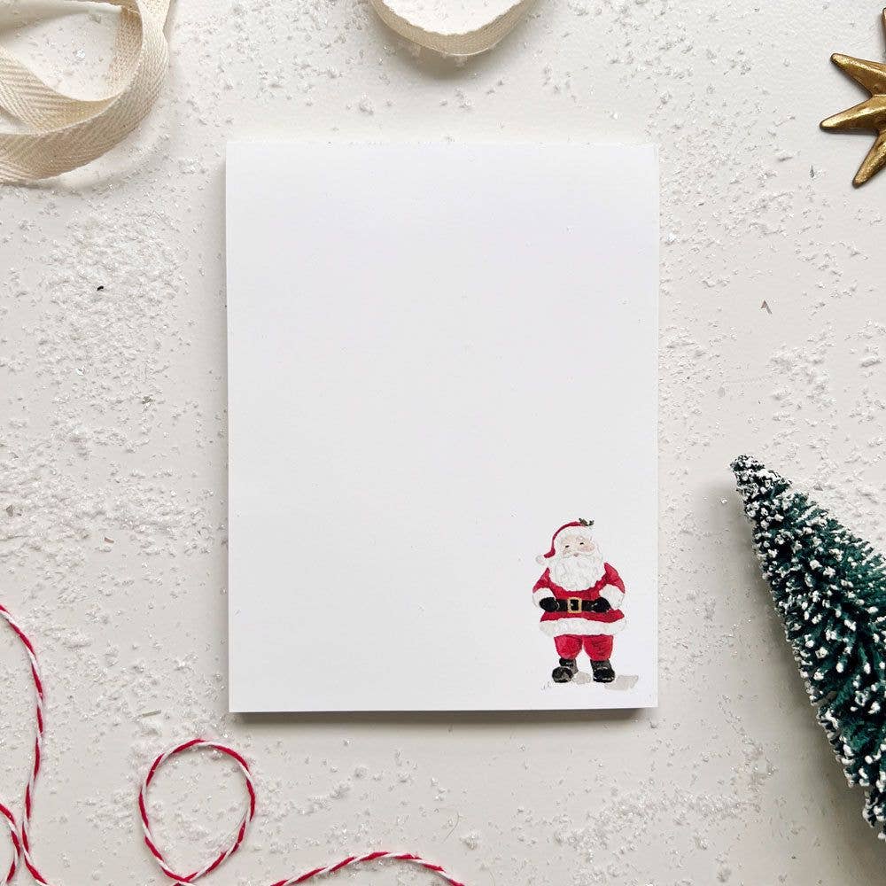 Christmas notepad: Santa
