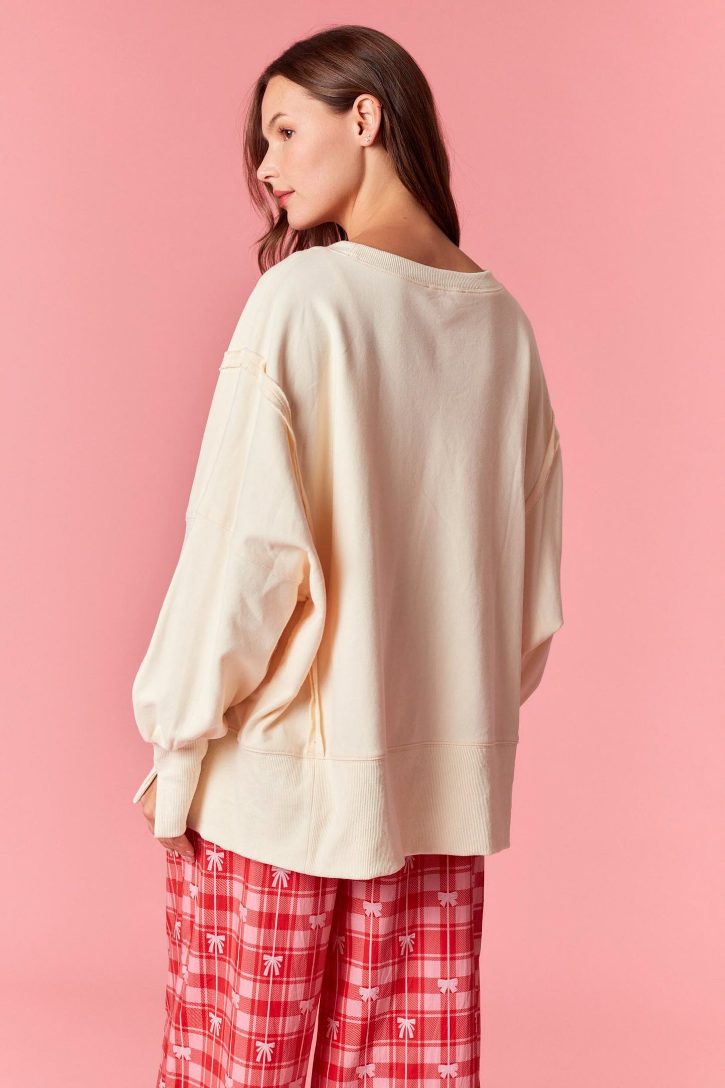 bella bow sweatshirt