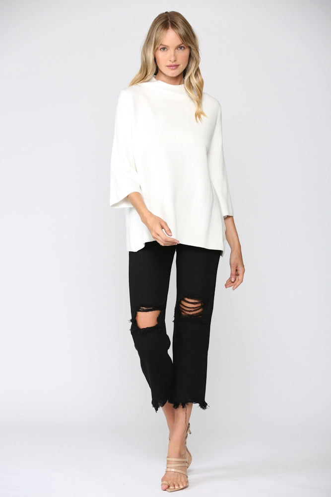 davis mock neck sweater
