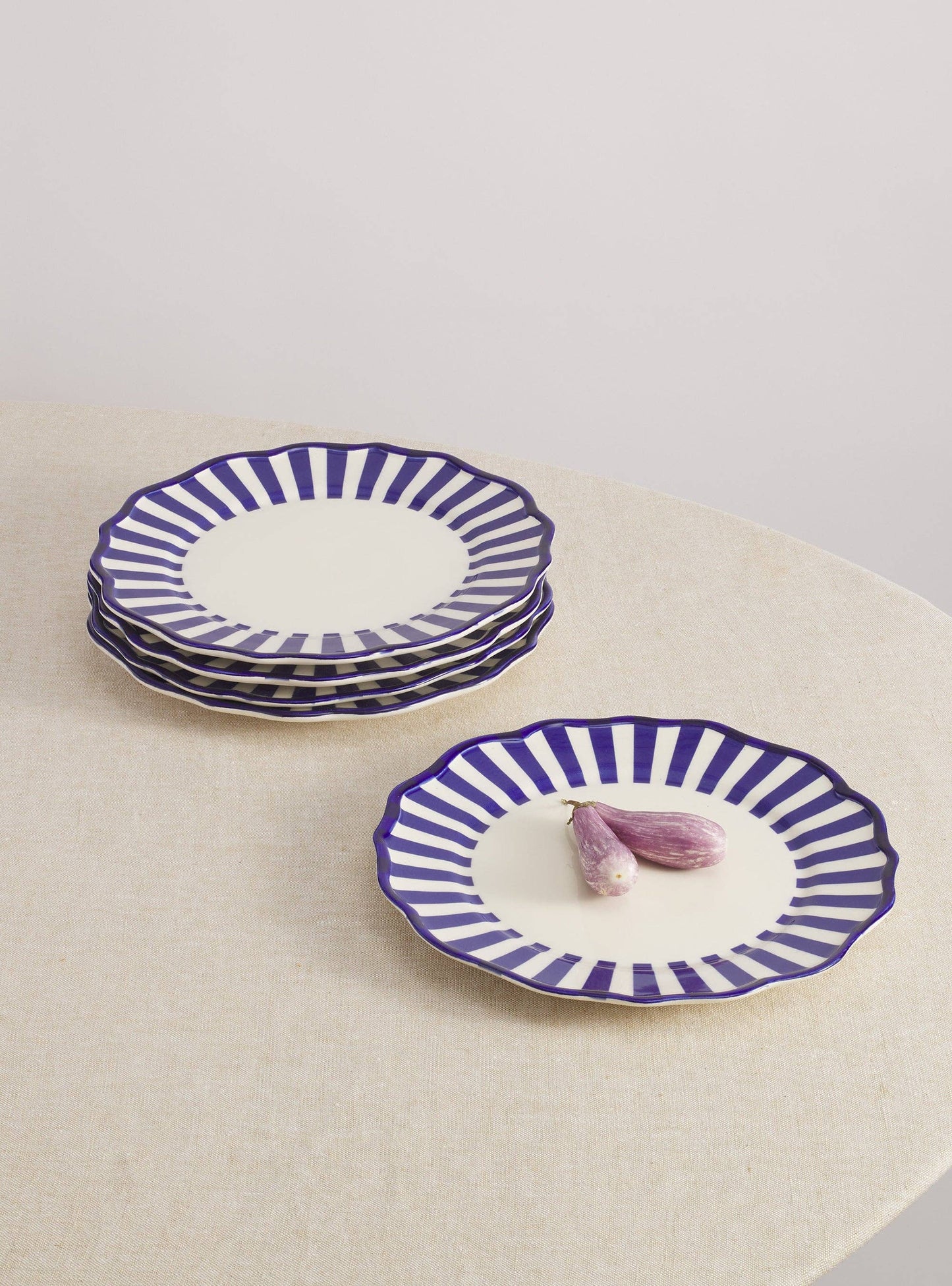 Riviera Striped Dinner Plate 10.5"