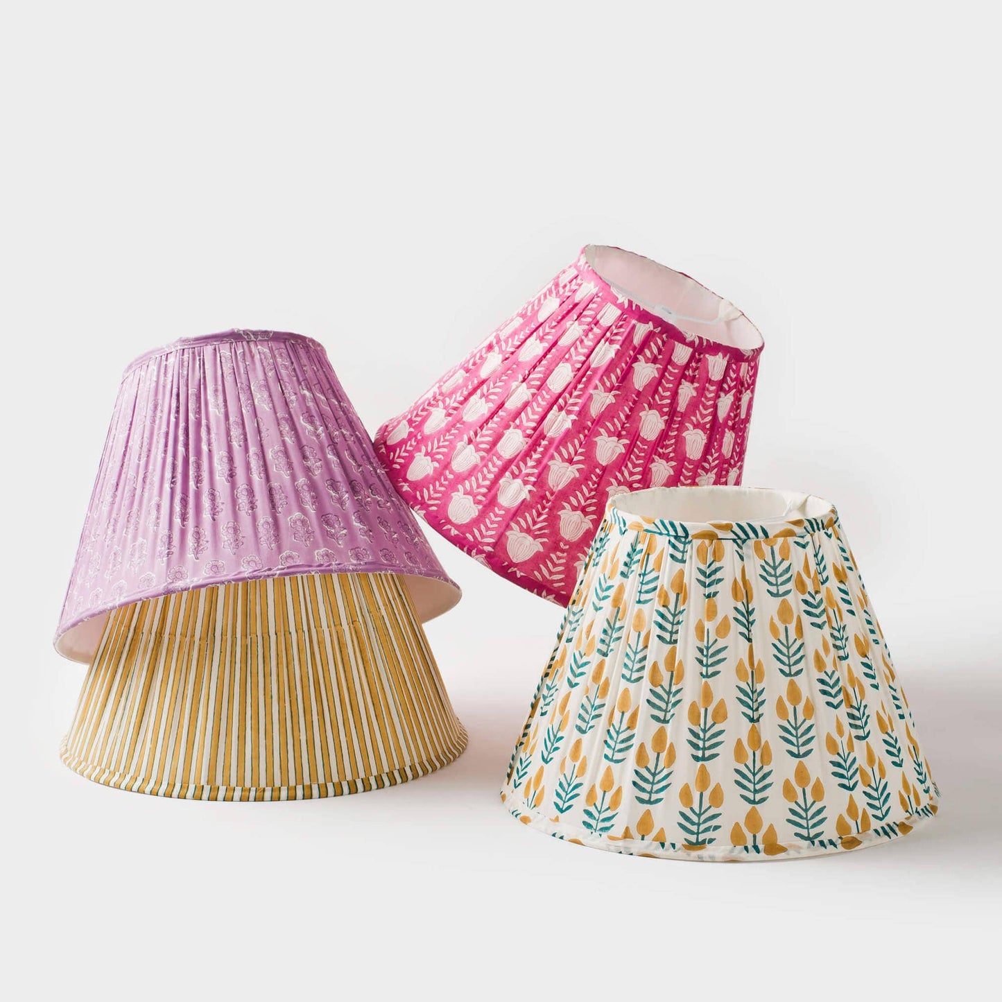 Tulip Gathered Floral Lampshade