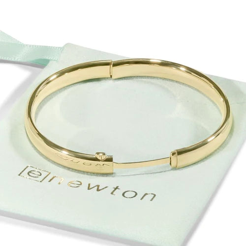 cherish gold bangle bracelet medium