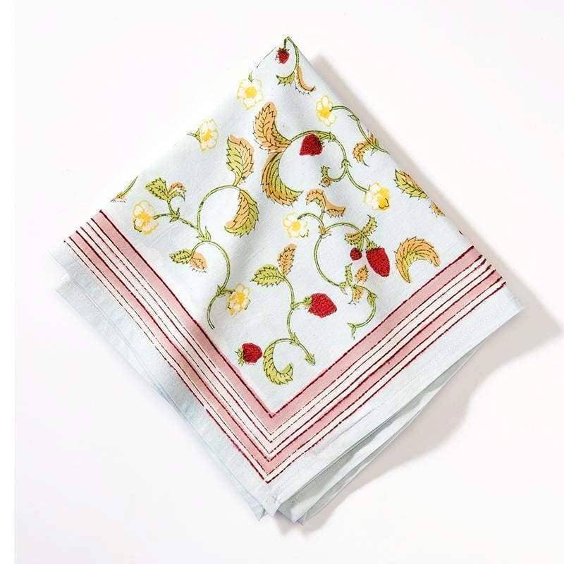 Strawberry Blue Napkins - Set of 6
