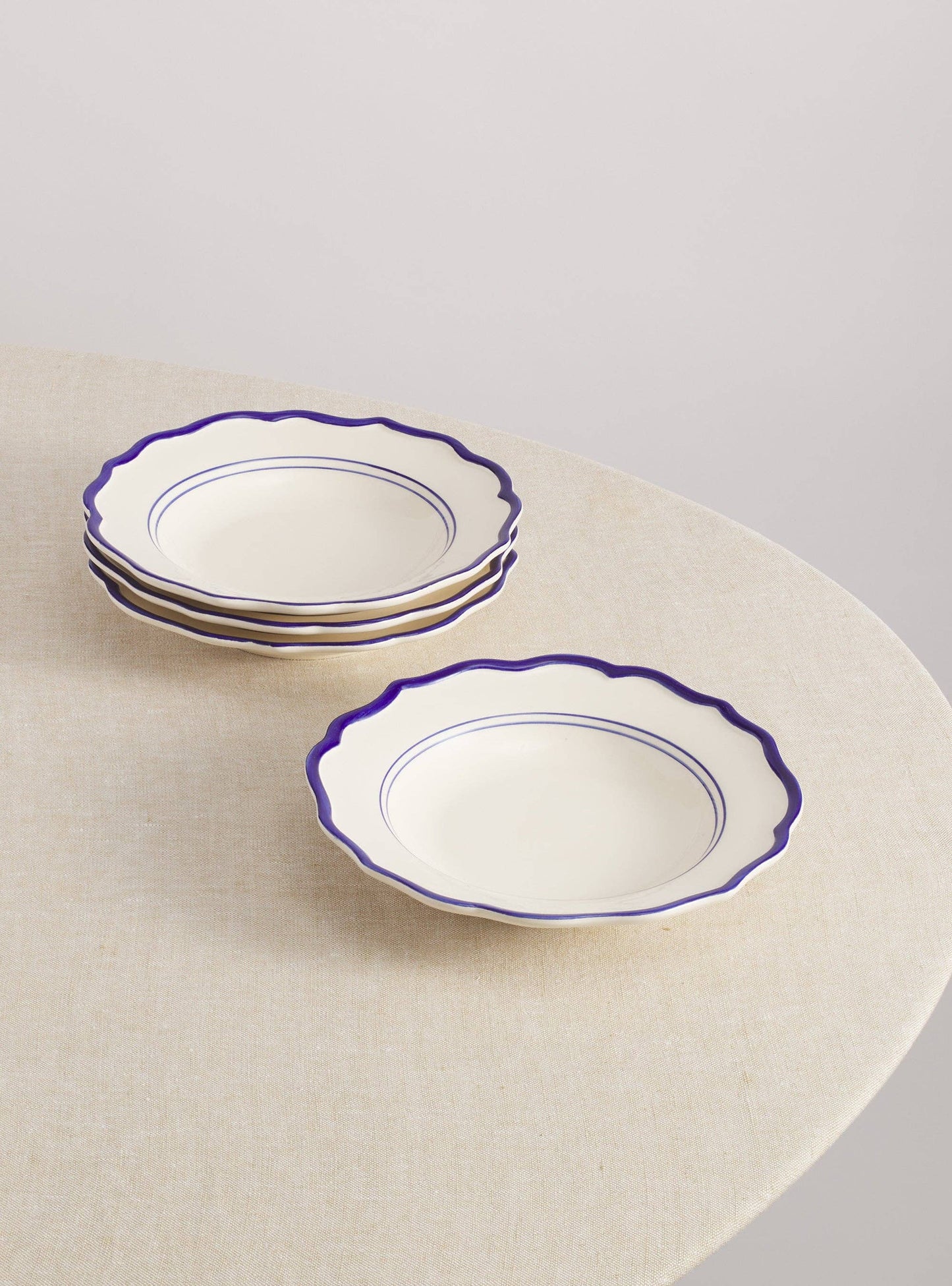 Jane Hand Painted Pasta Bowl 9.2"