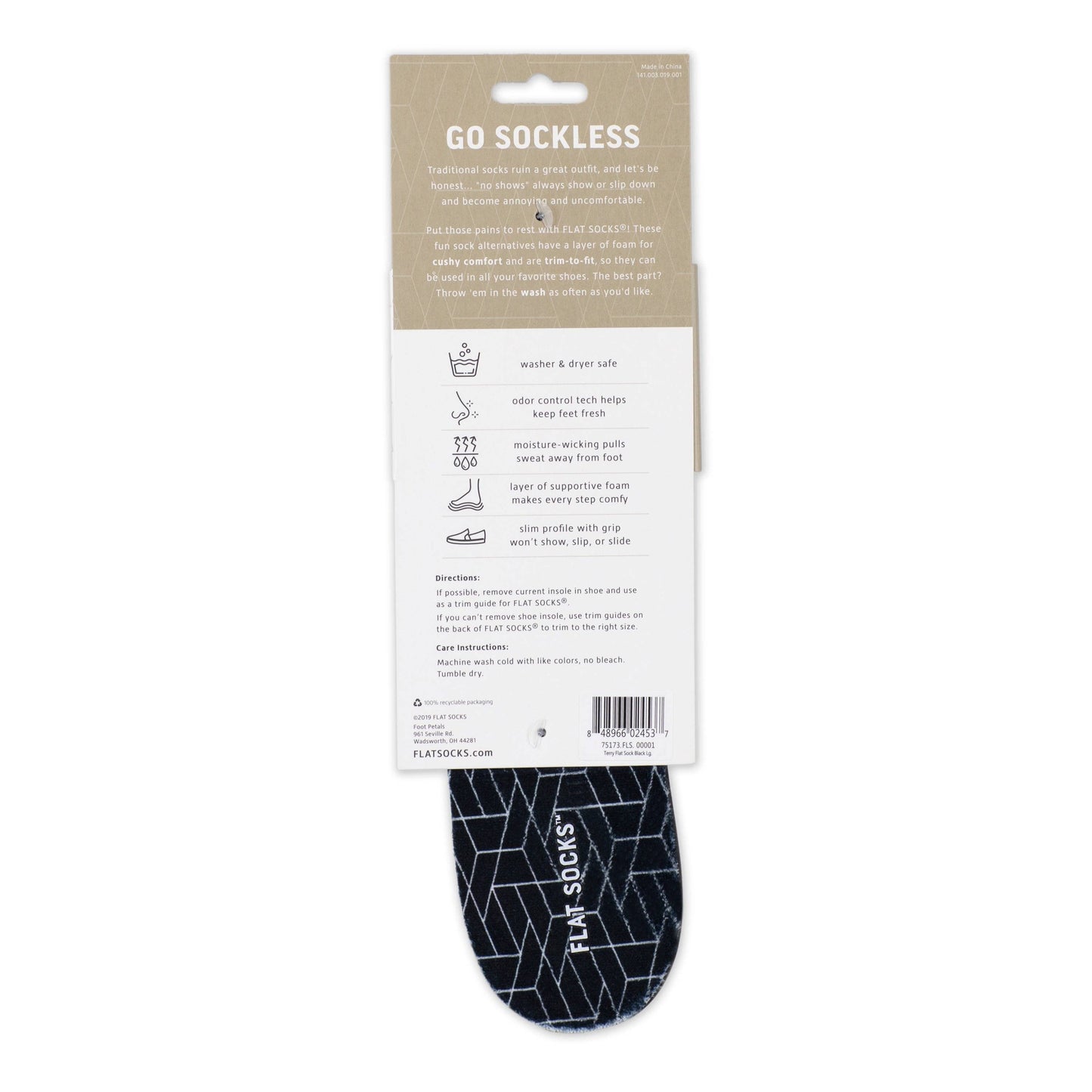 Black FLAT SOCKS