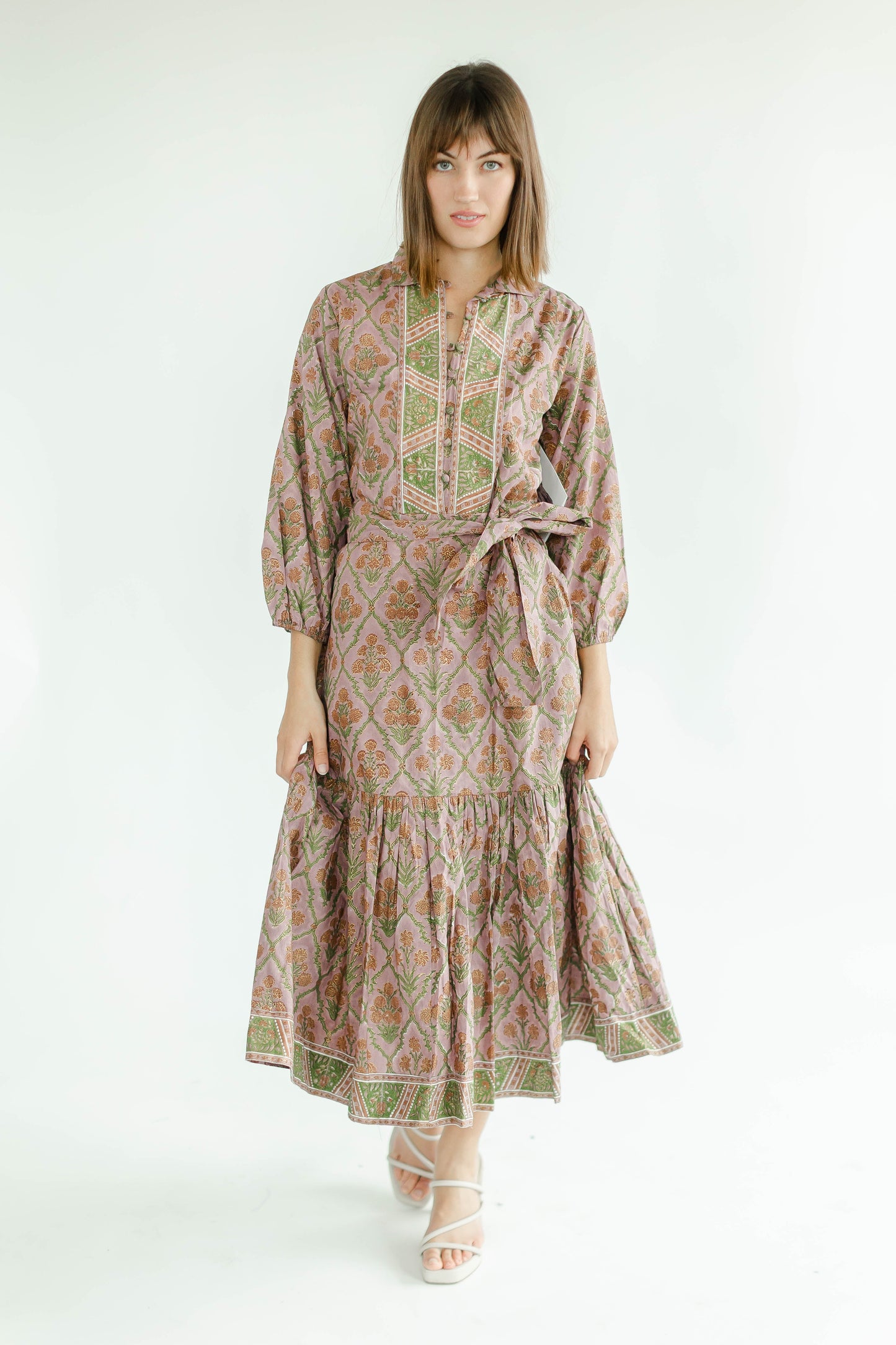fawn dress ruby wine