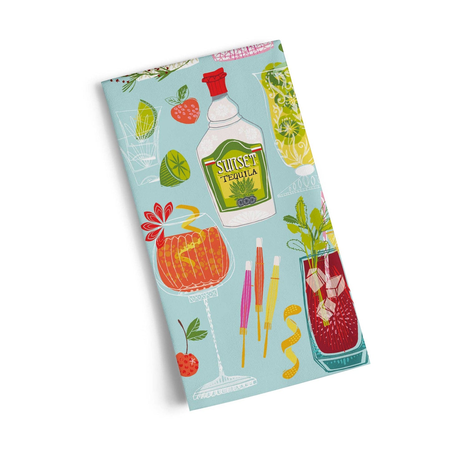 5 O'Clock Somewhere 100% Cotton Kitchen Tea Towel