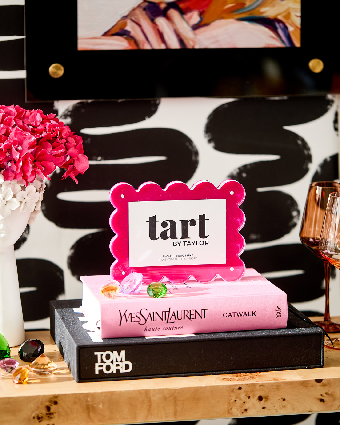 Magenta Acrylic Picture Frame