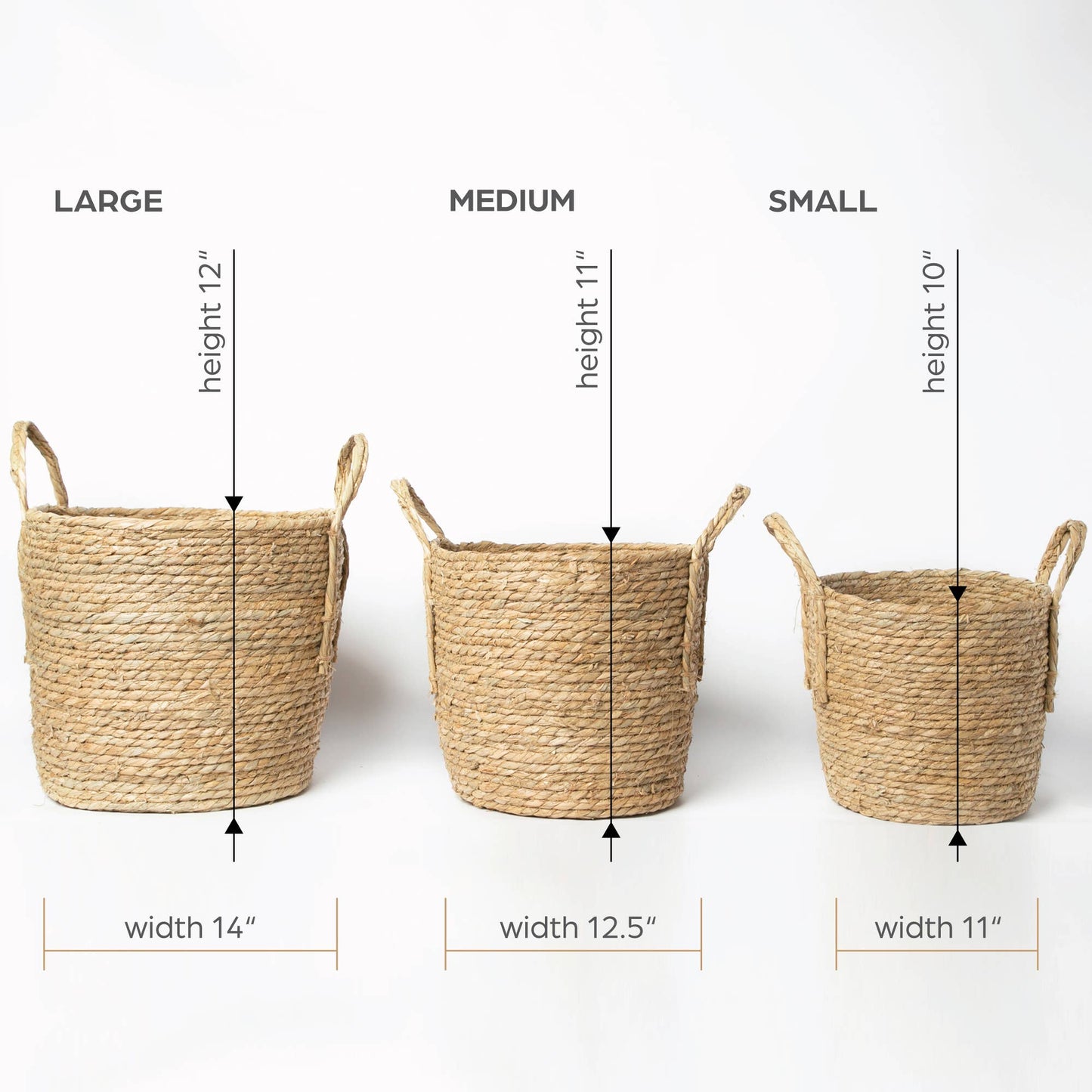 Seagrass Basket with handles