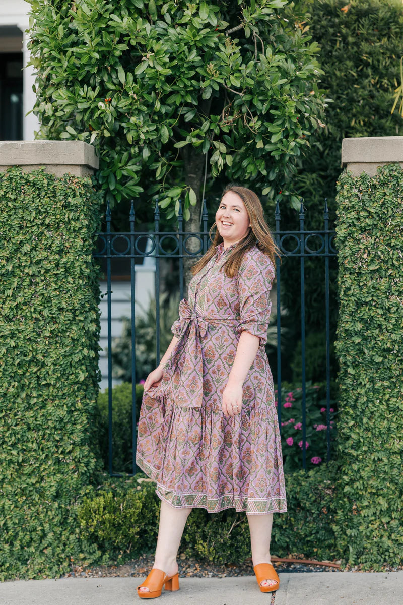 fawn dress ruby wine