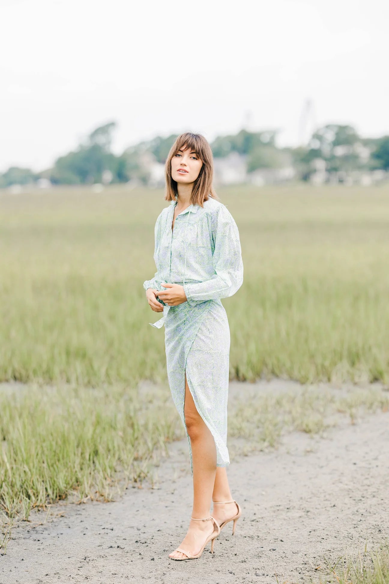 olive blouse mooonliight jade