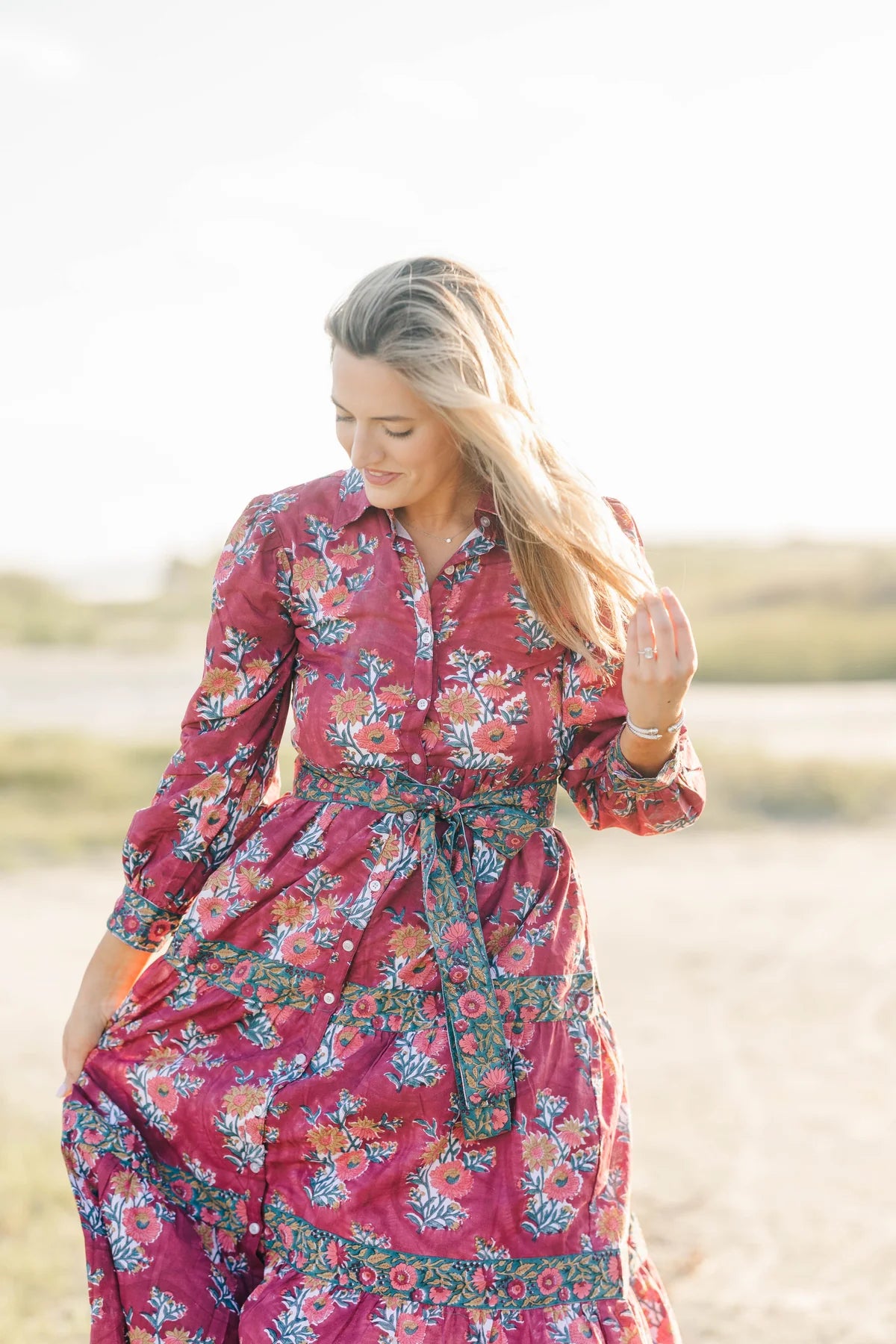 rose dress merlot