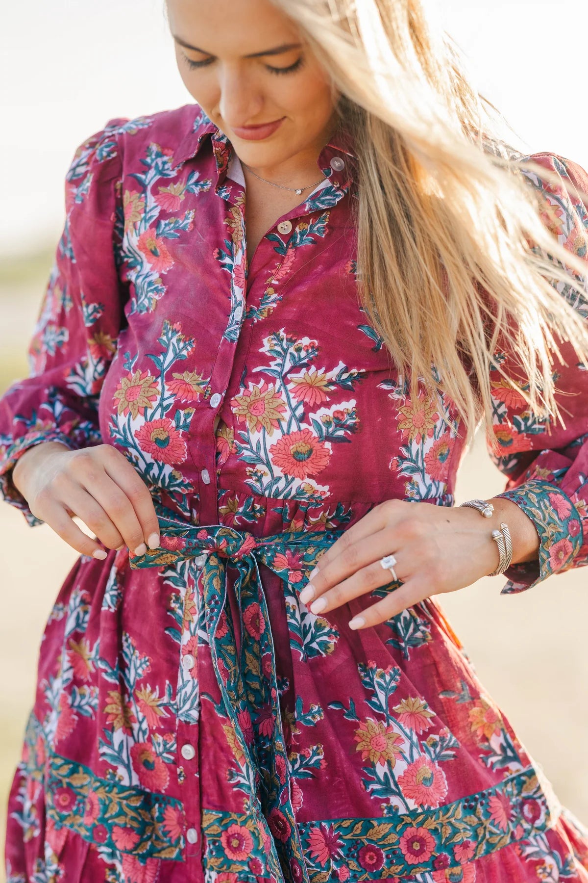 rose dress merlot