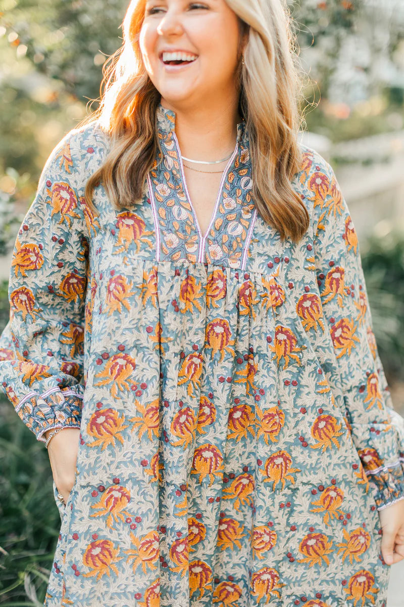 marigold dress toasted chestnut