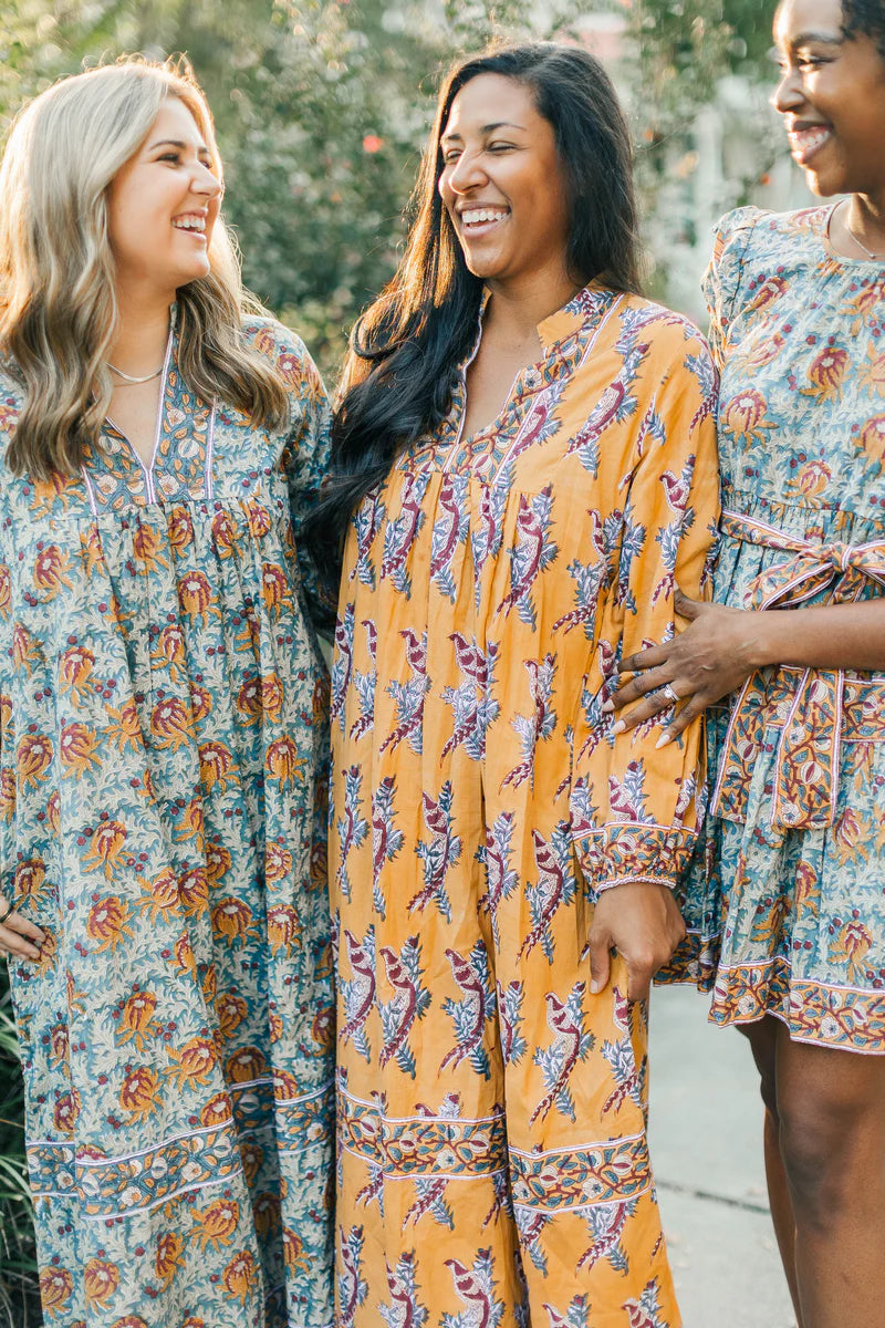 marigold dress toasted chestnut