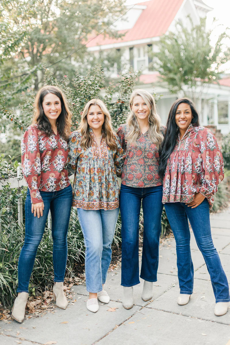 marigold blouse harvest