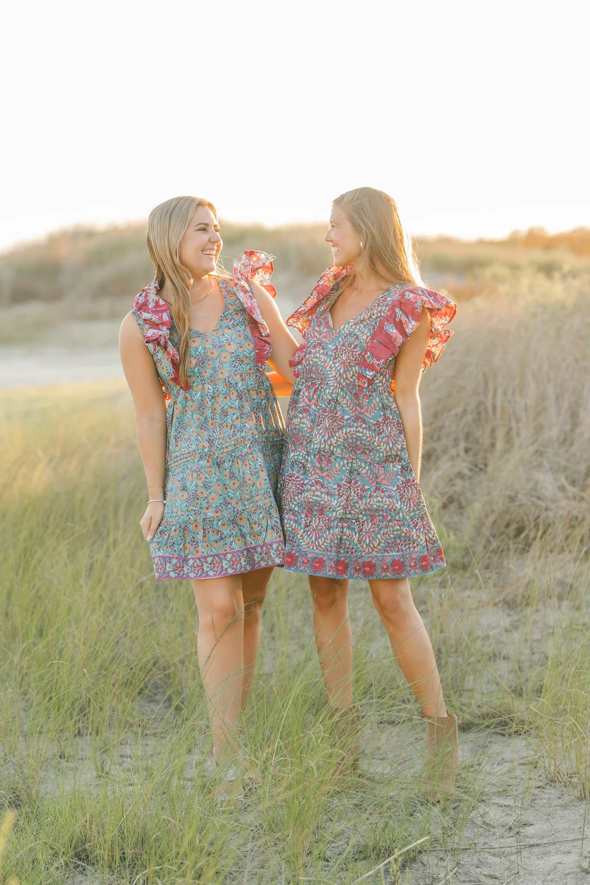 hunter dress navy peony