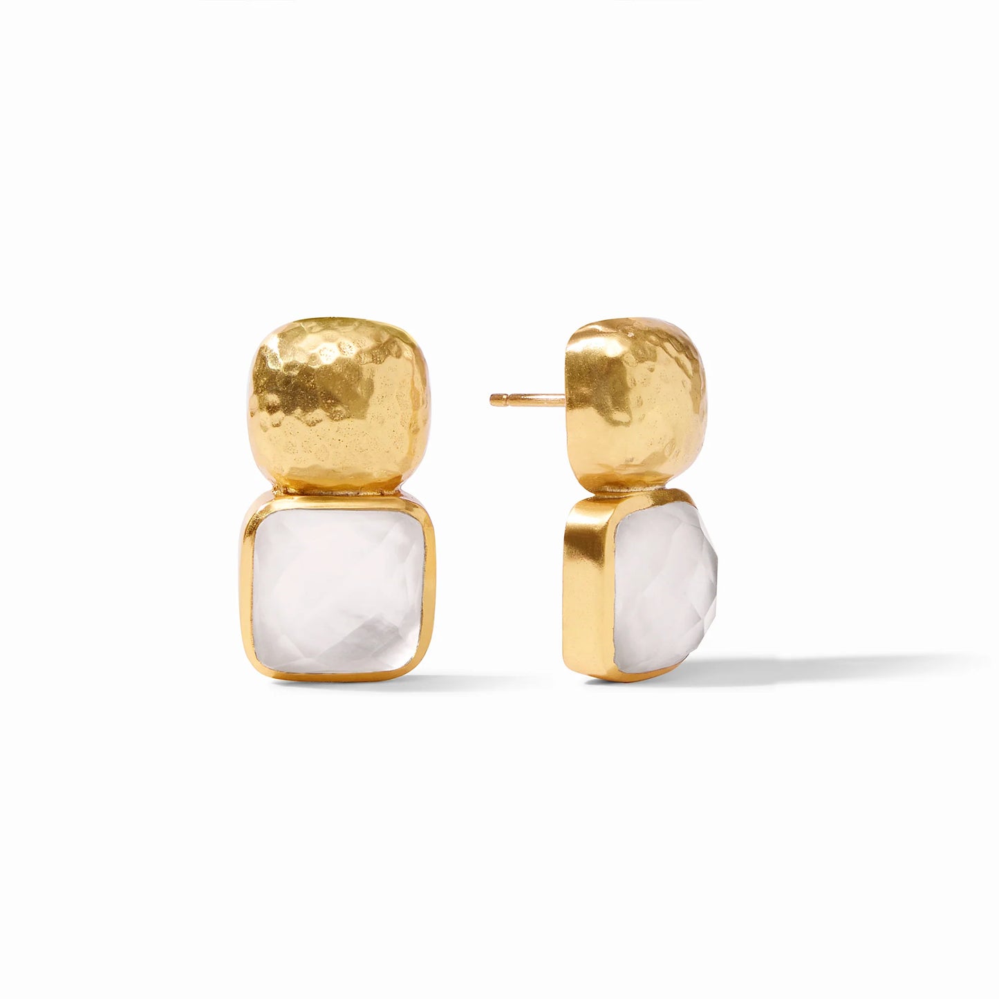 catalina gold gemstone earrings