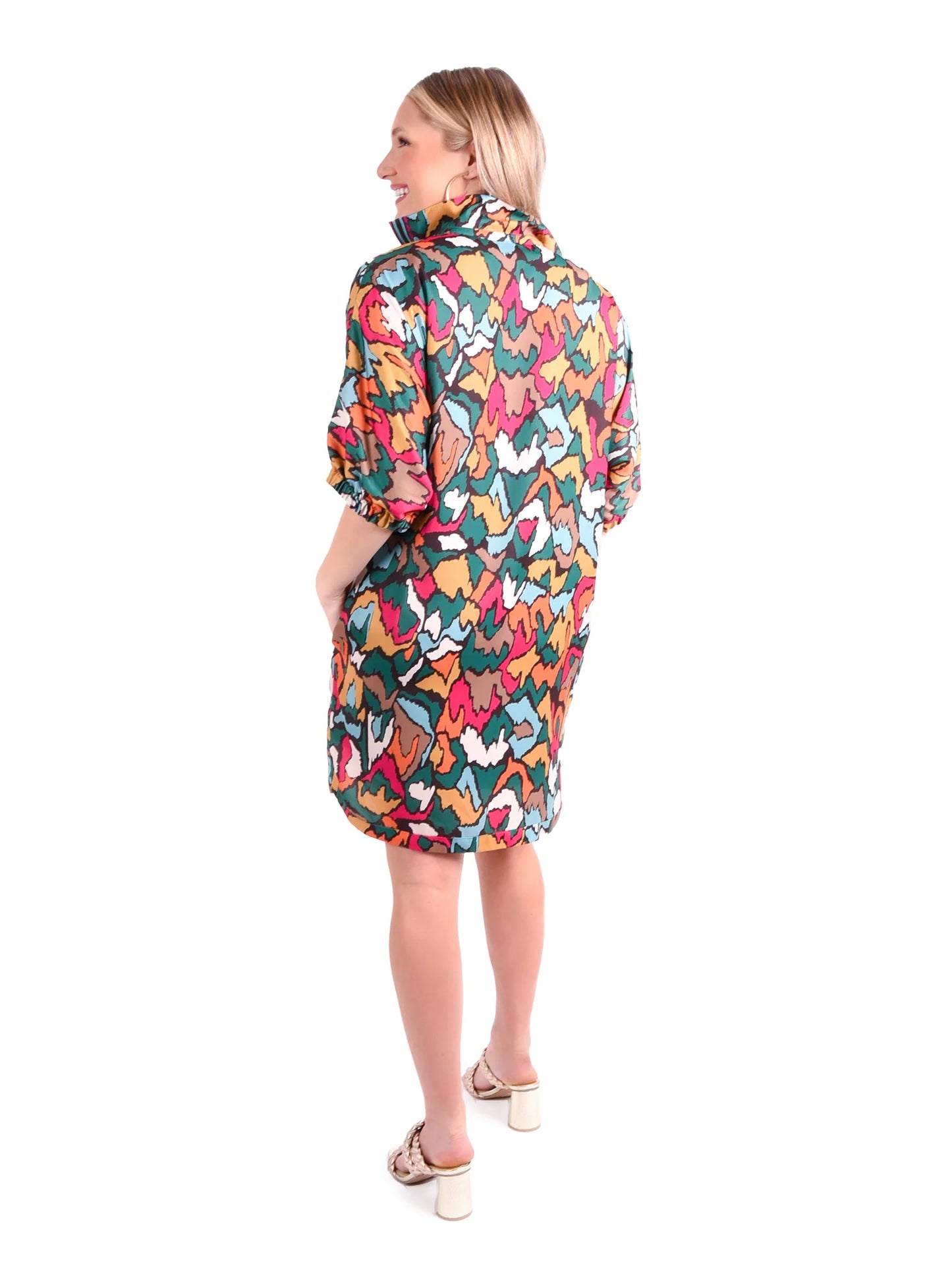 poppy dress fall ikat