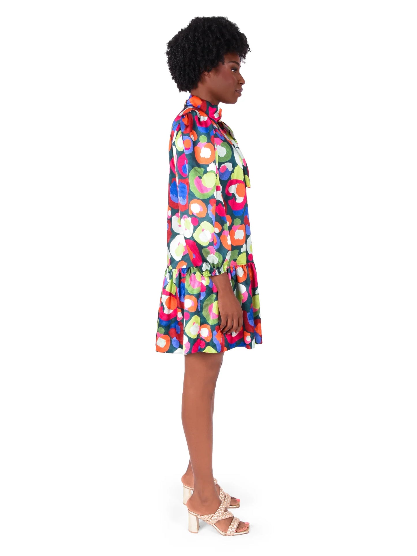 bella dress winter pop cheetah
