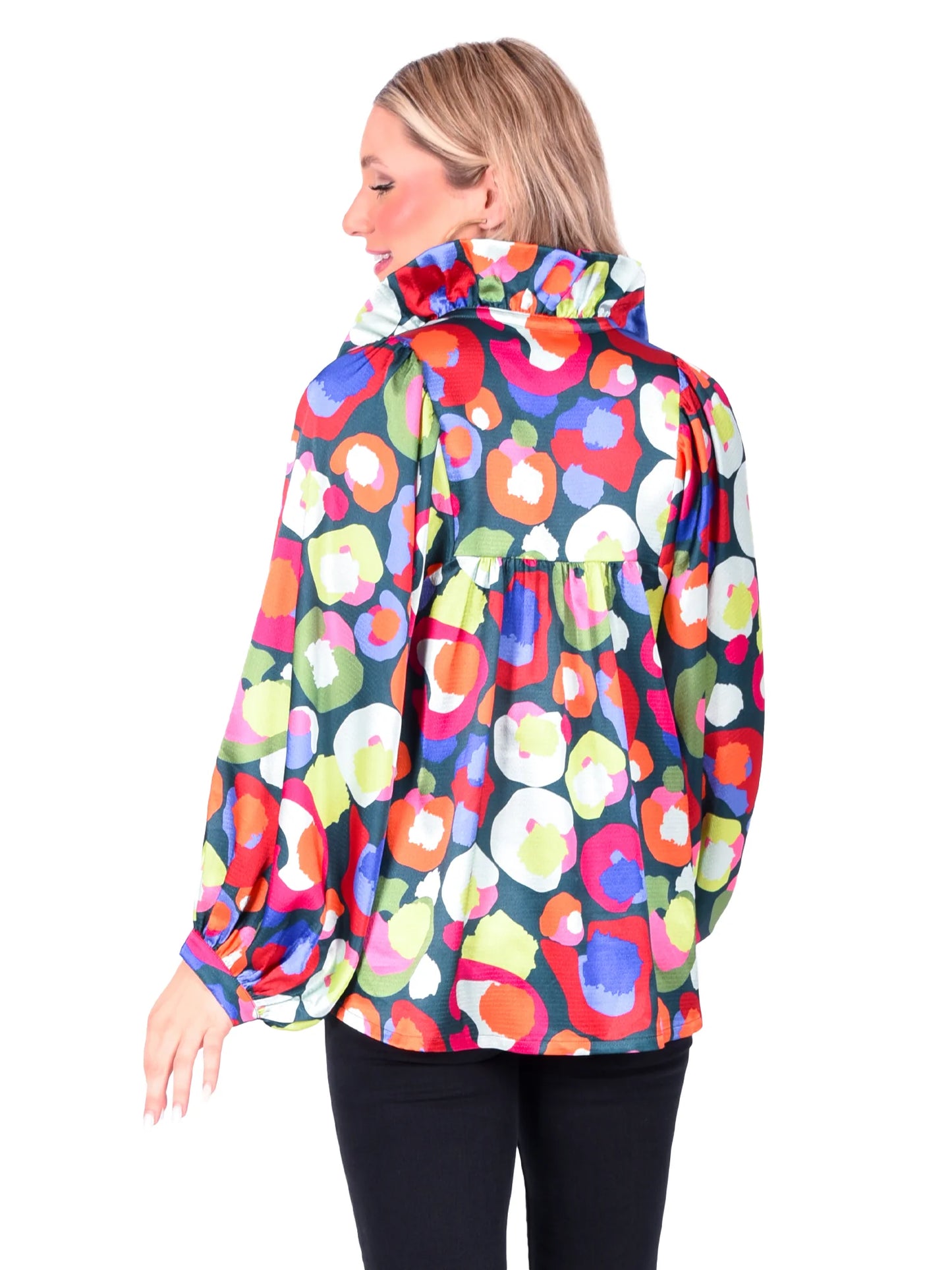stella top winter pop cheetah