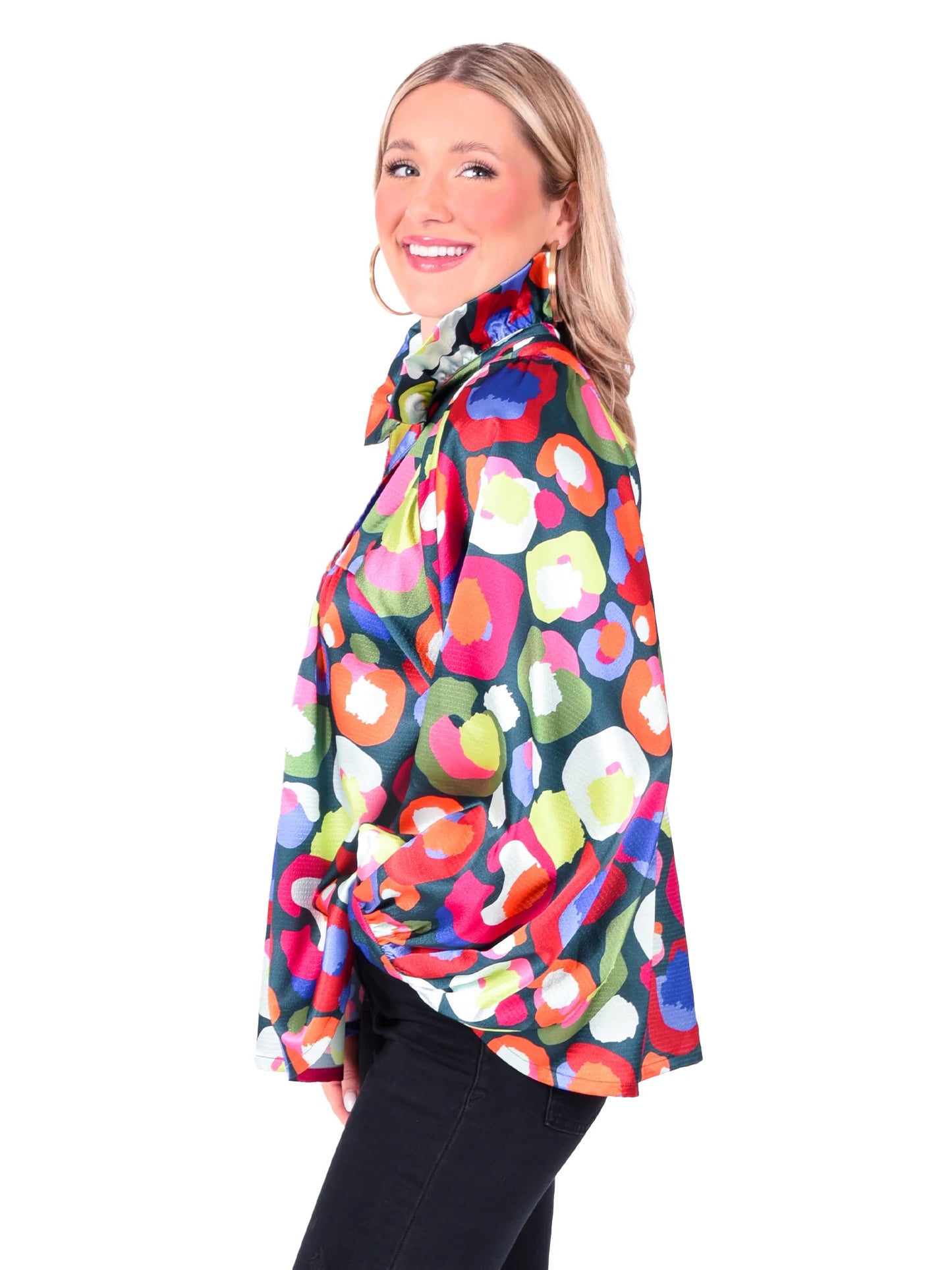 stella top winter pop cheetah