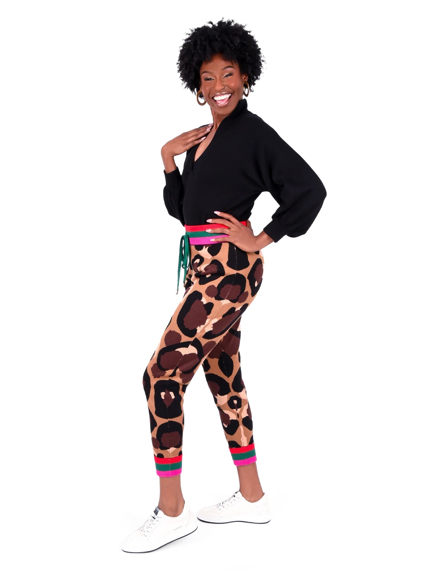 downtown jogger cocoa spot cheetah