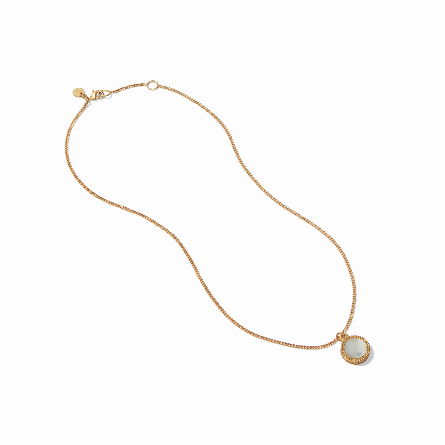 fleur-de-lis solitaire necklace