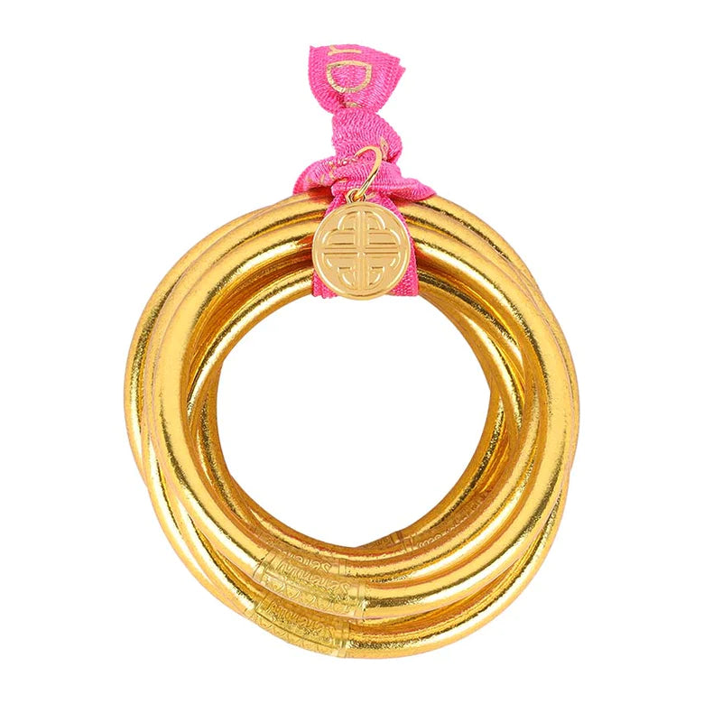 gold all weather bangles awb serenity prayer