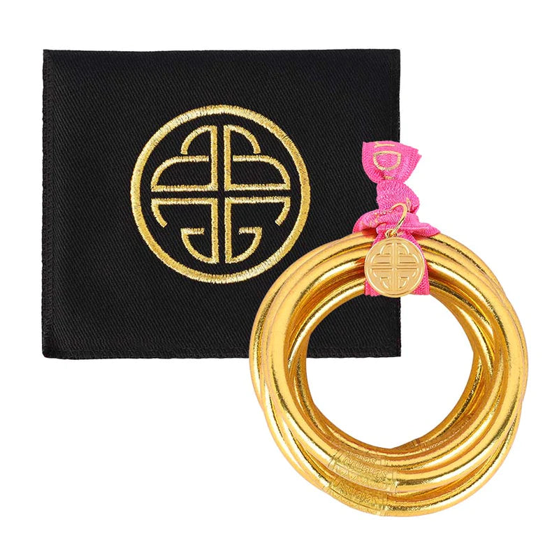 gold all weather bangles awb serenity prayer