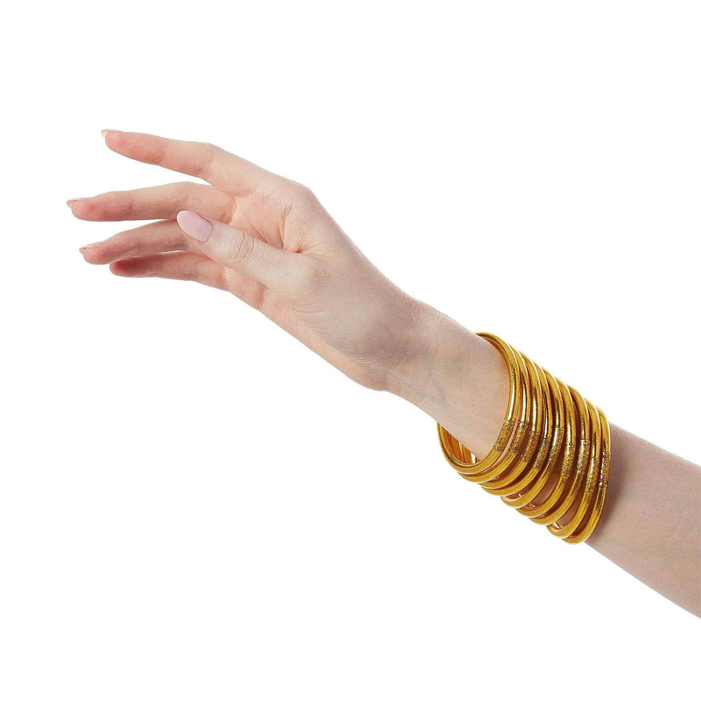 gold all weather bangles awb serenity prayer