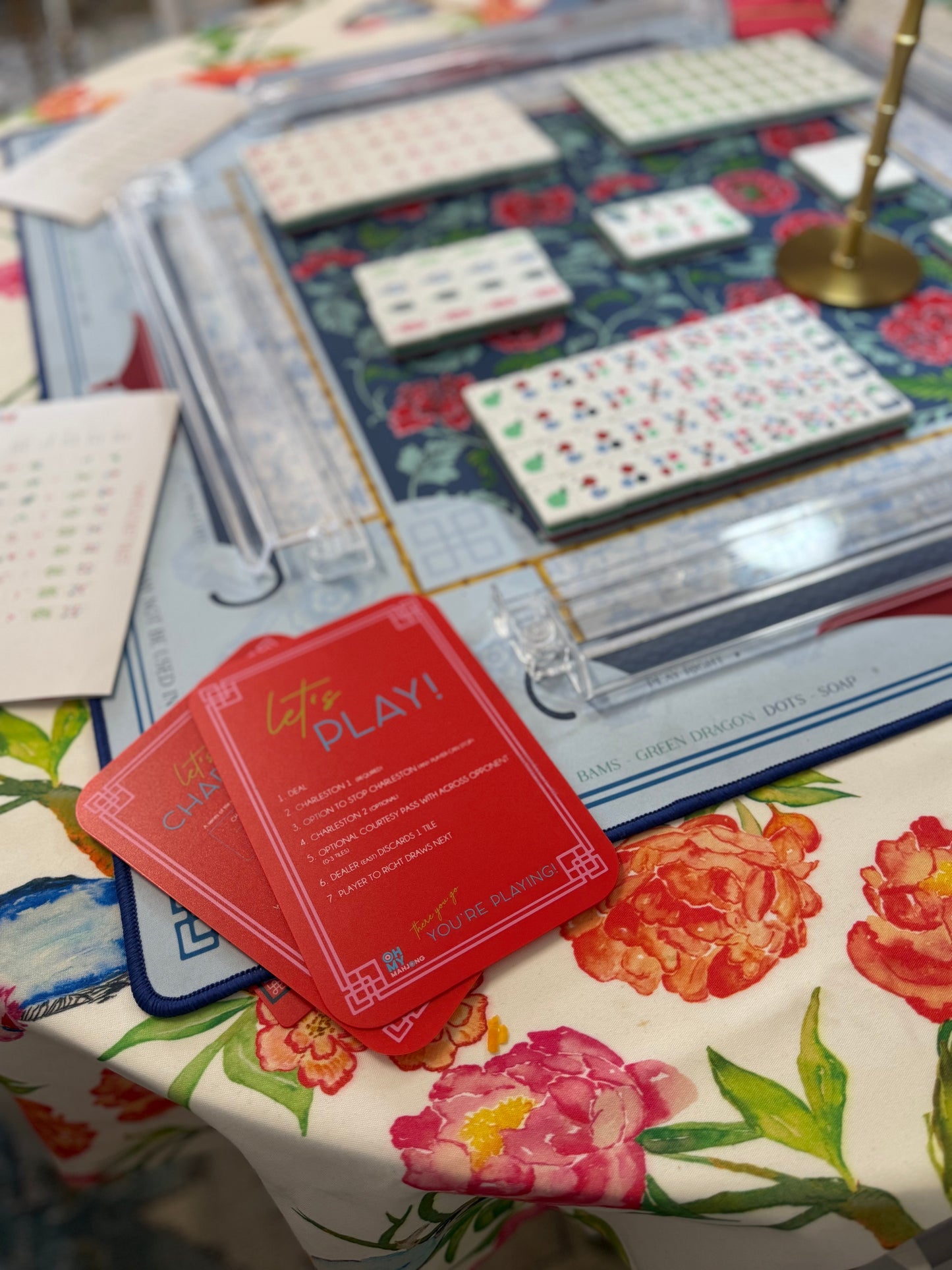mahjong tile rental party package
