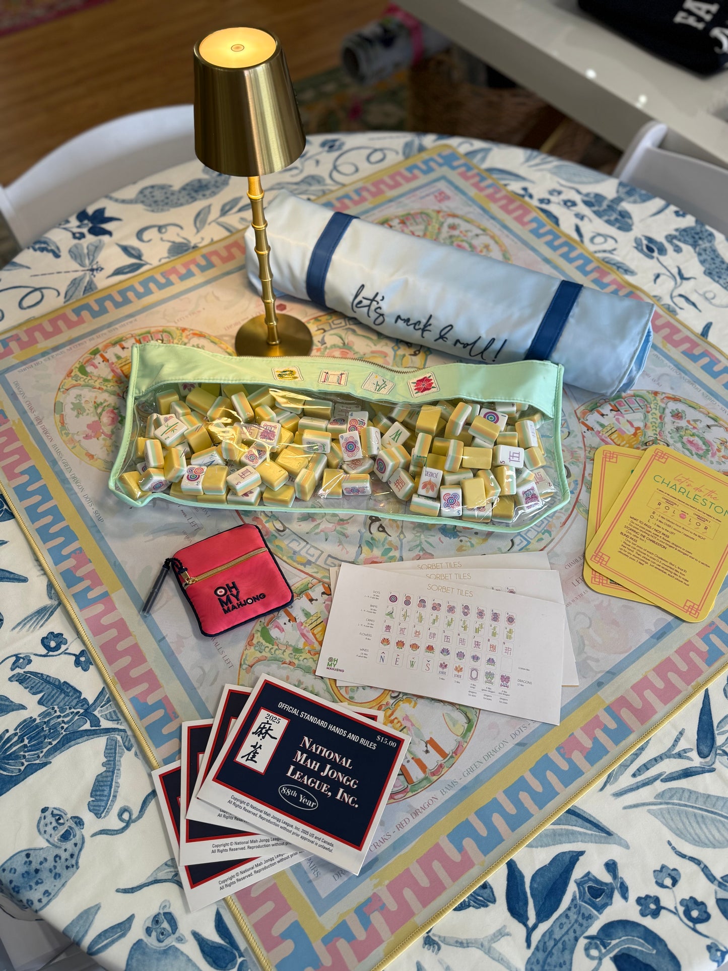 mahjong tile rental party package
