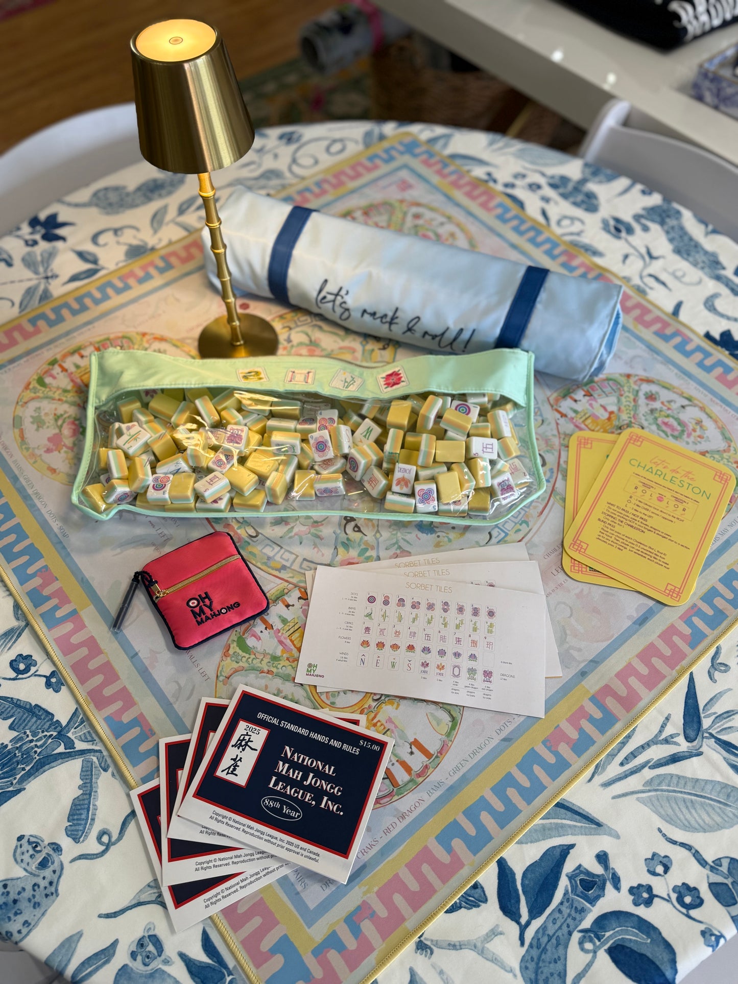 mahjong tile rental party package