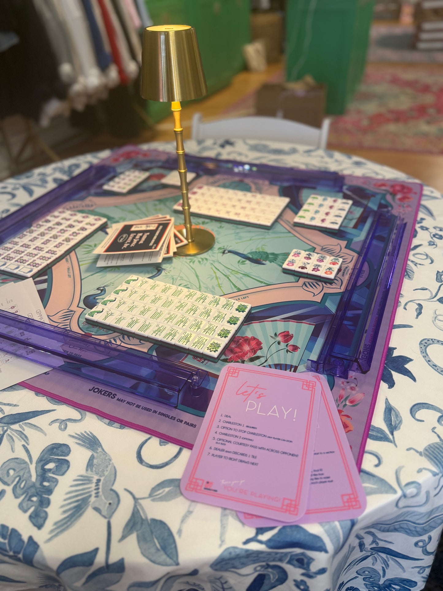 mahjong tile rental party package