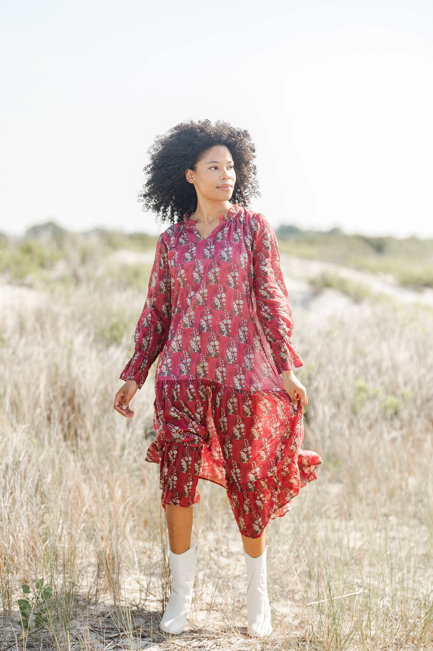 zahrah dress chili pepper