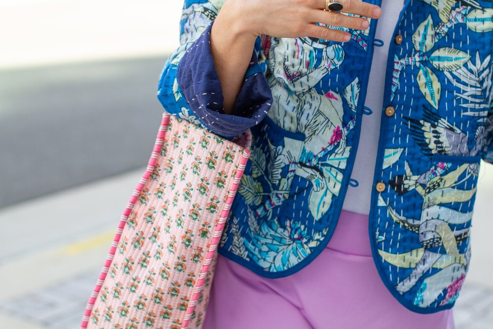 charlotte kantha tote