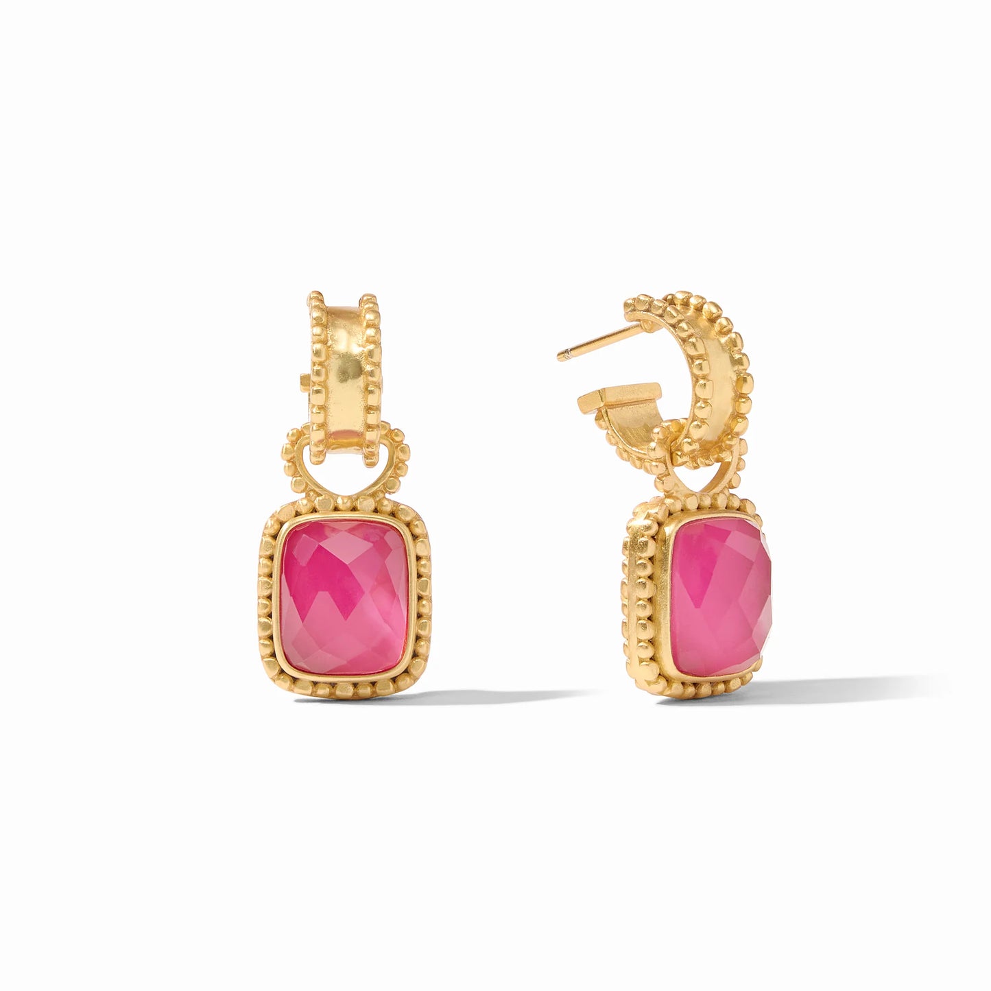 marbella hoop & charm earring