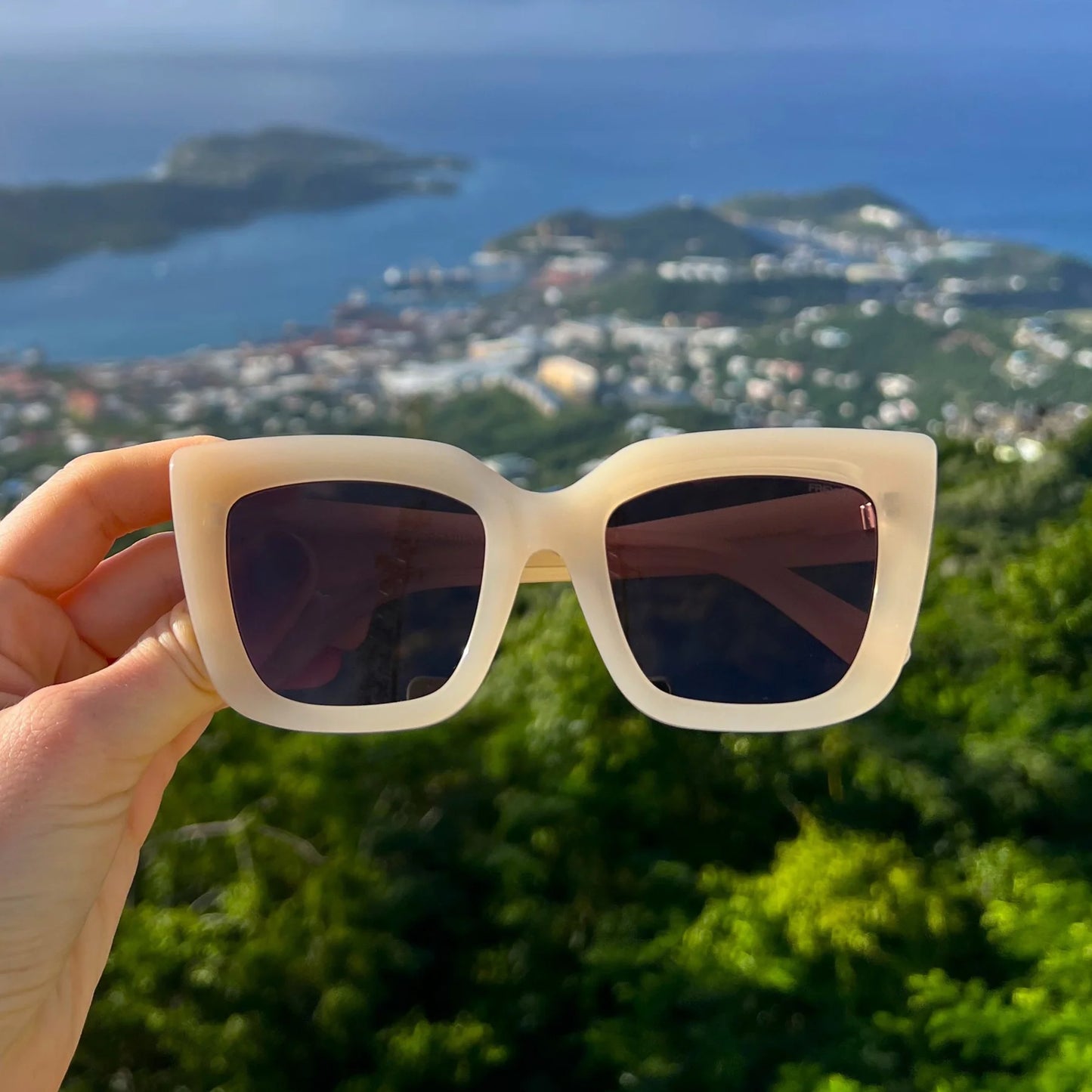 portofino oversized cat eye sunglasses