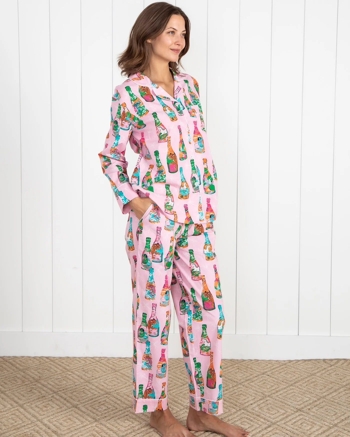 pop the bubbly pajama set