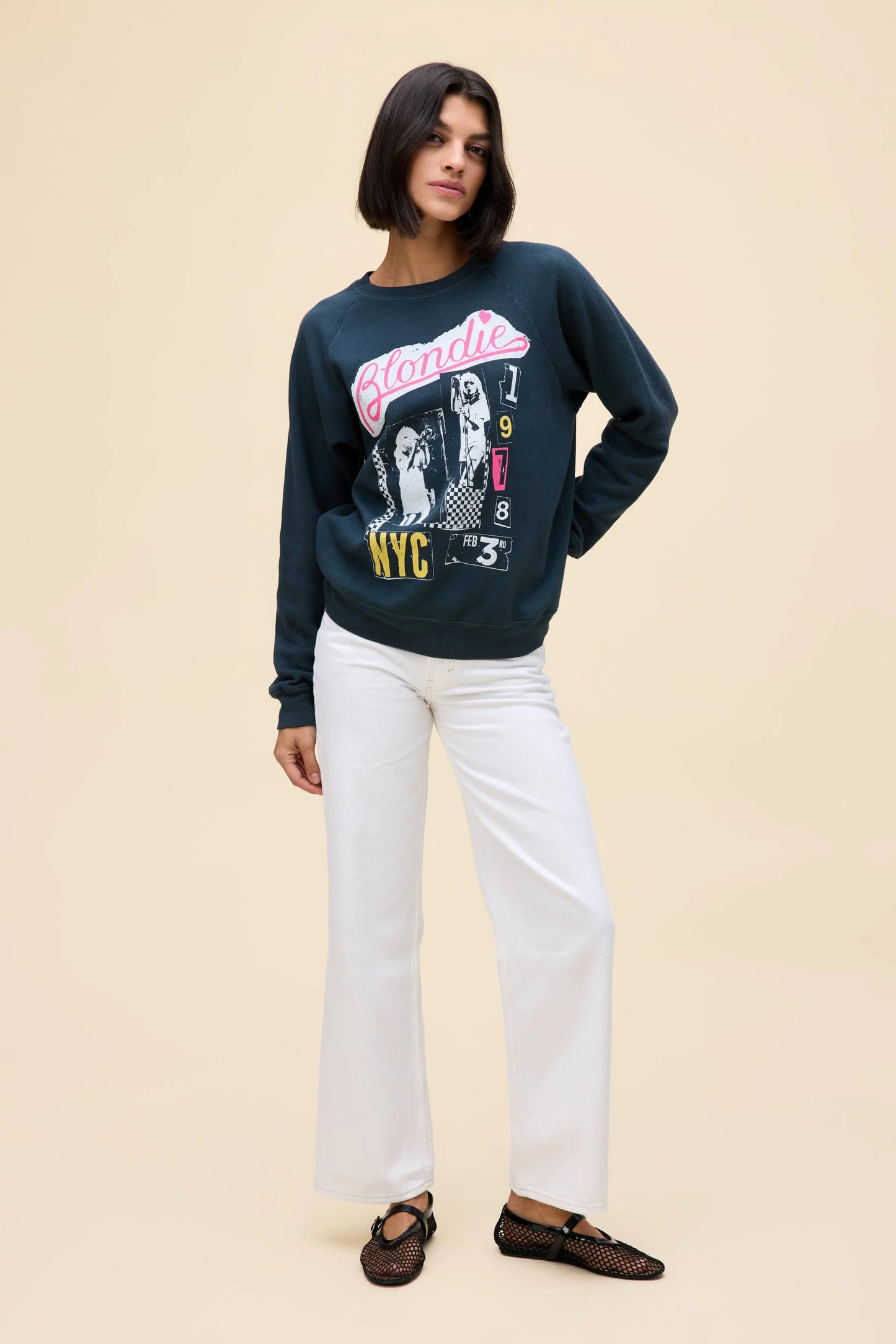 blondie valentine collage vintage sweatshirt