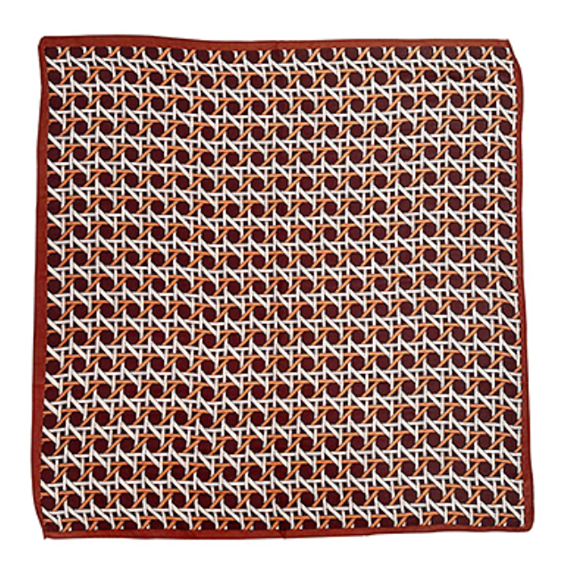 basket weave pattern scarf