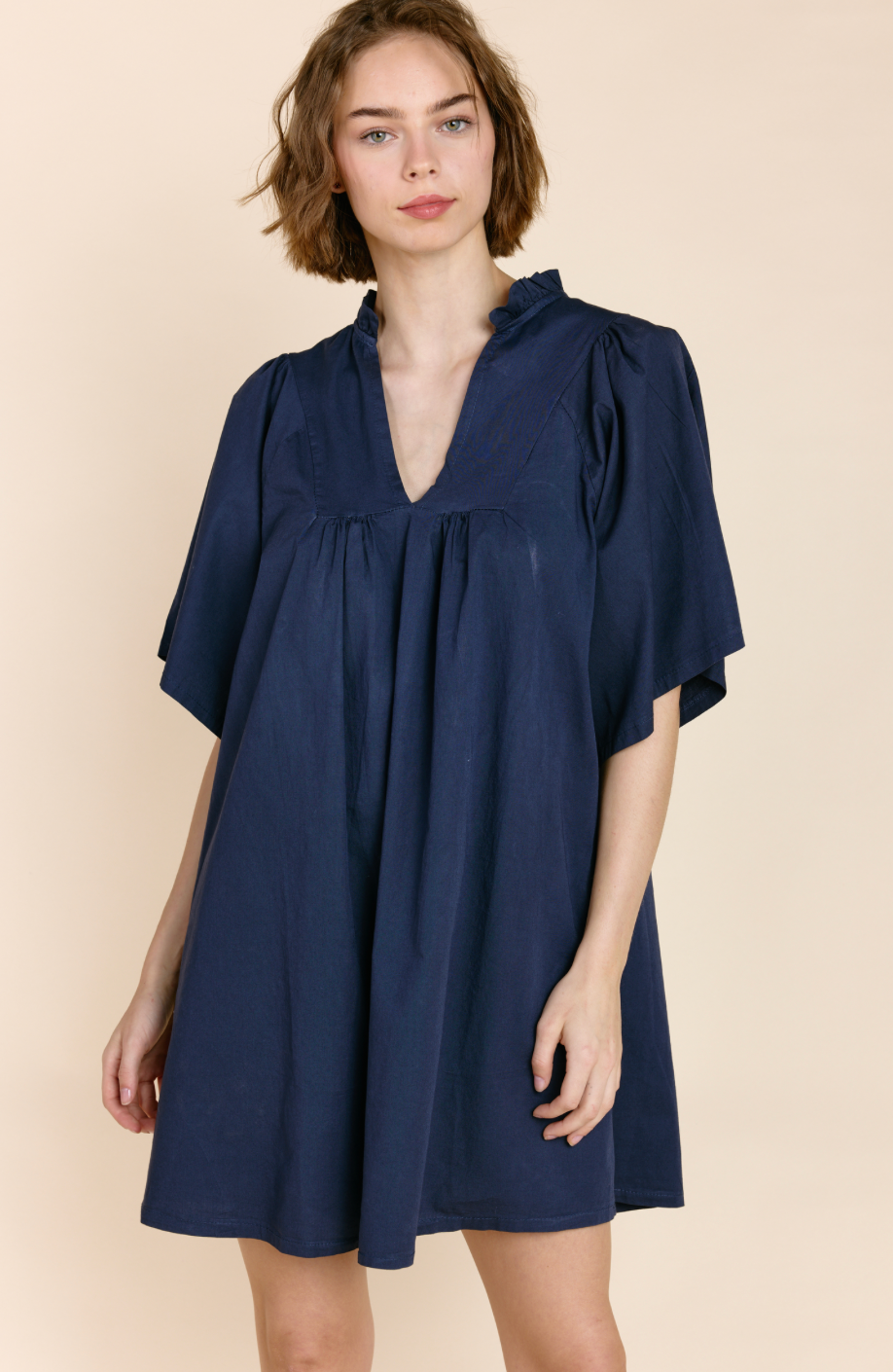 nicola dress navy