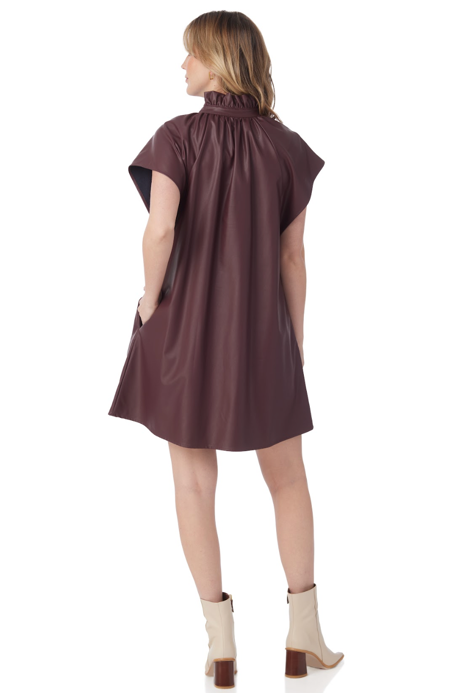 wilhelmina dress wine