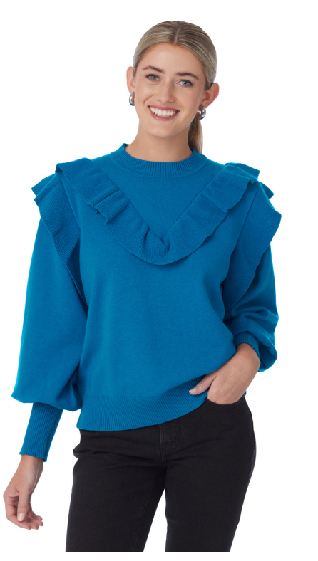 ollie jumper cerulean