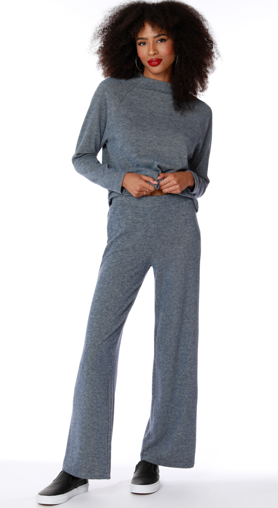 funnel neck pullover