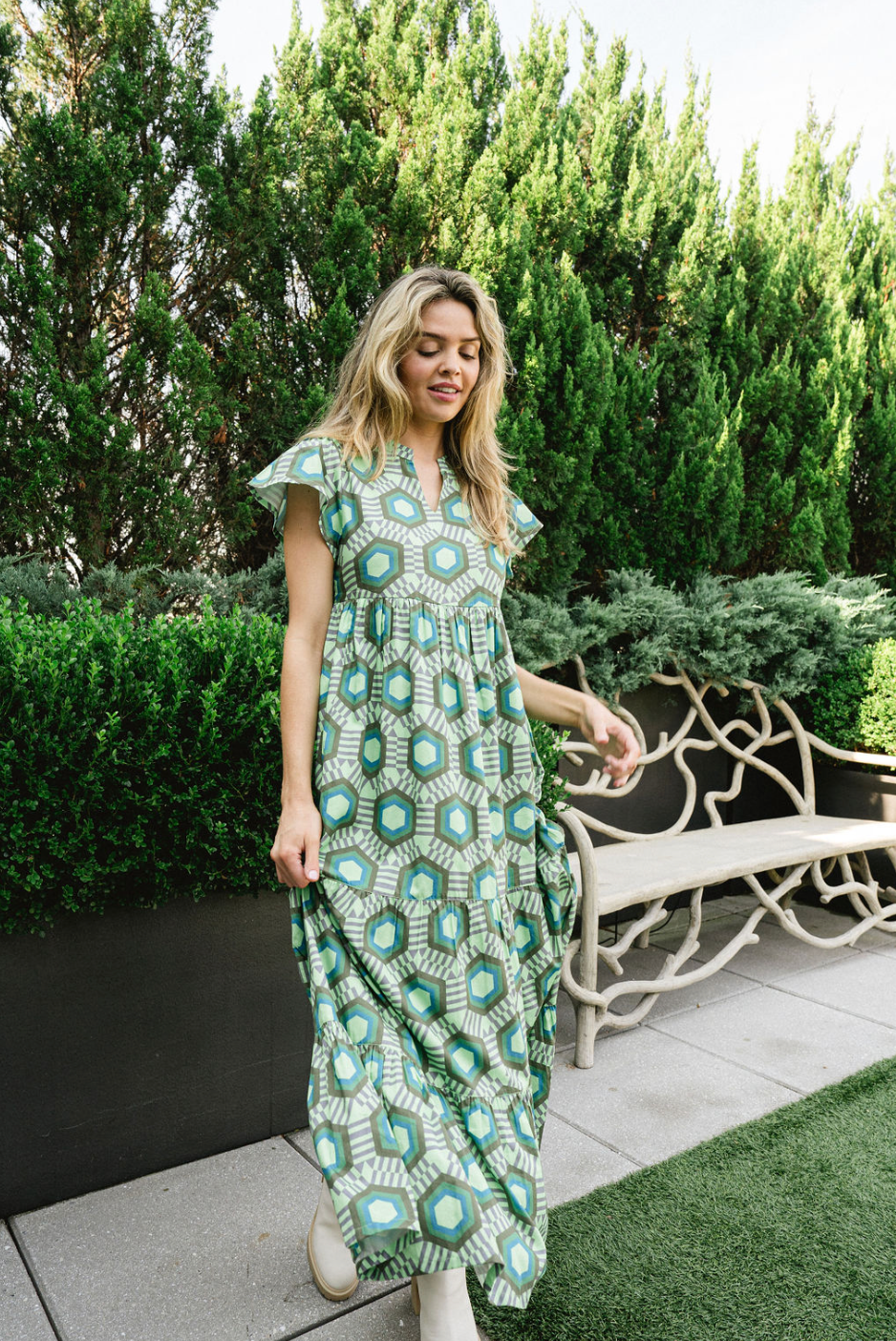 jenny geo dress