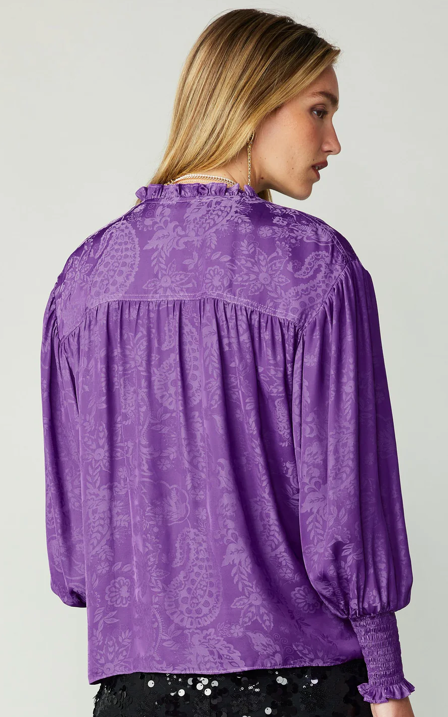 leah long sleeve blouse