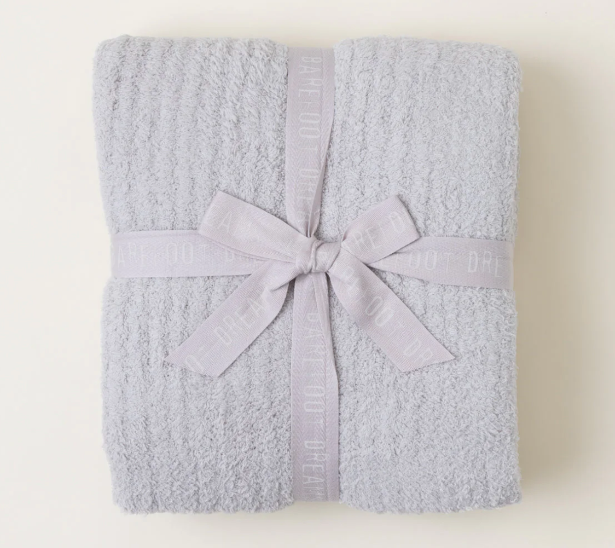 cozy chic ribbed throw