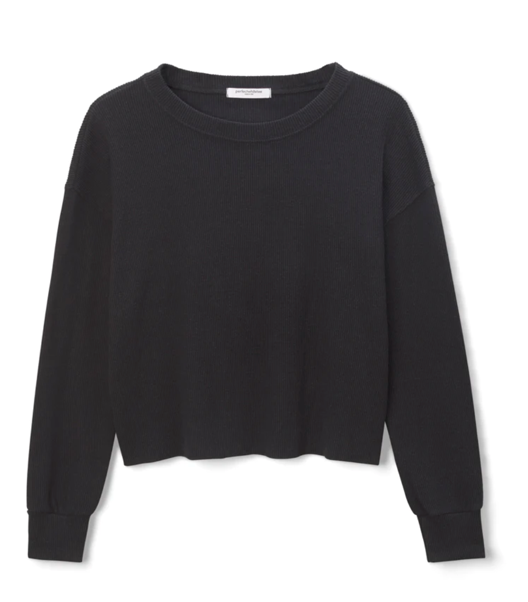 isla cozy ribbed pullover